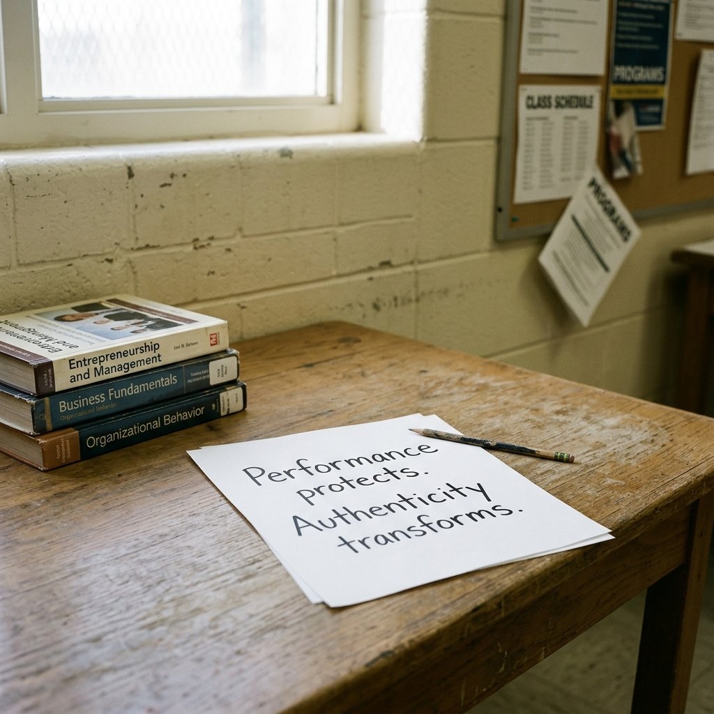 When the Performance Stops, the Learning Starts